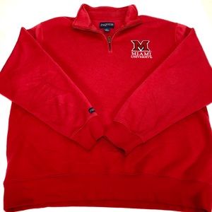 Miami University of Ohio Jansport quarter zip XL